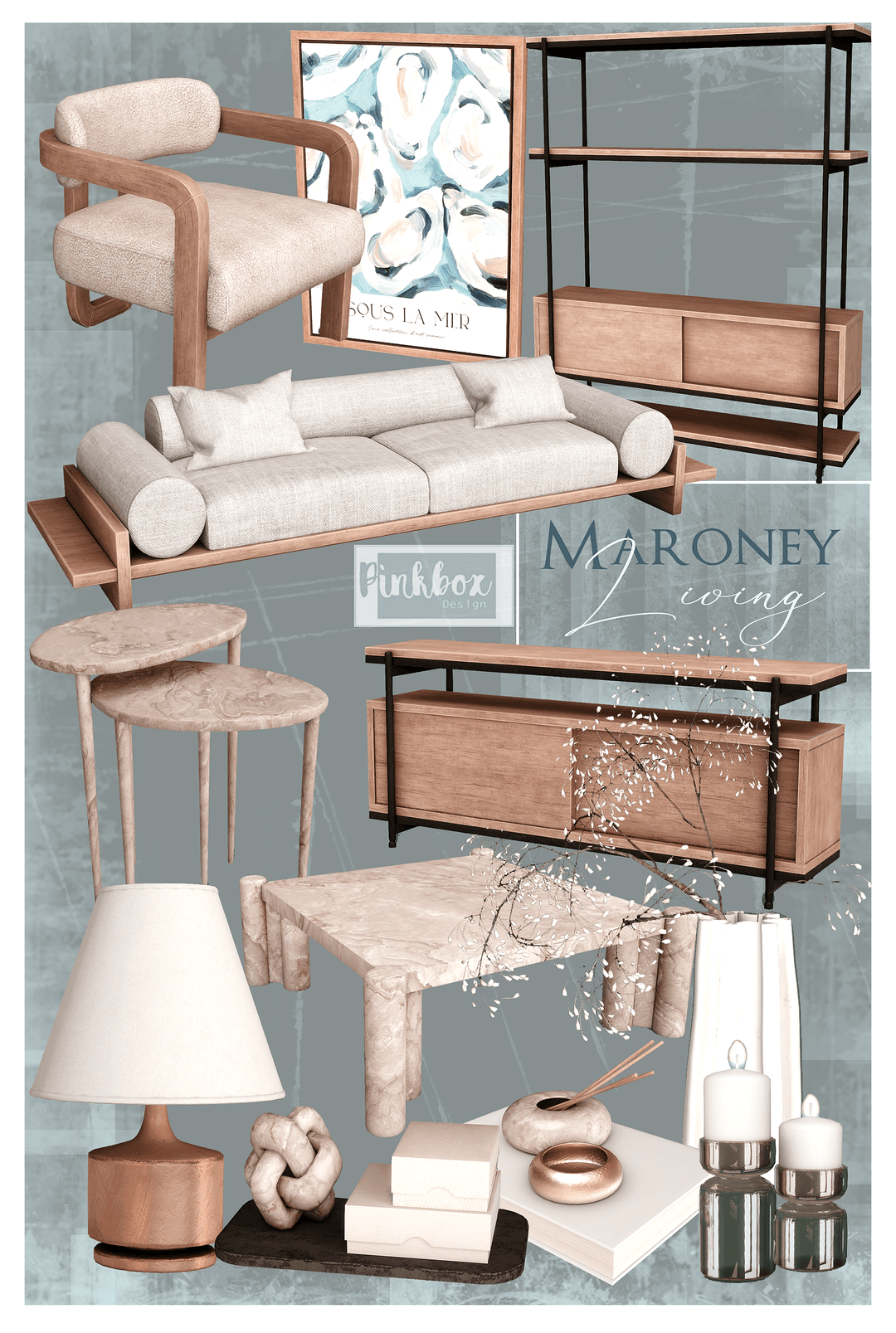 Скриншот мода Мебель для гостиной Maroney
